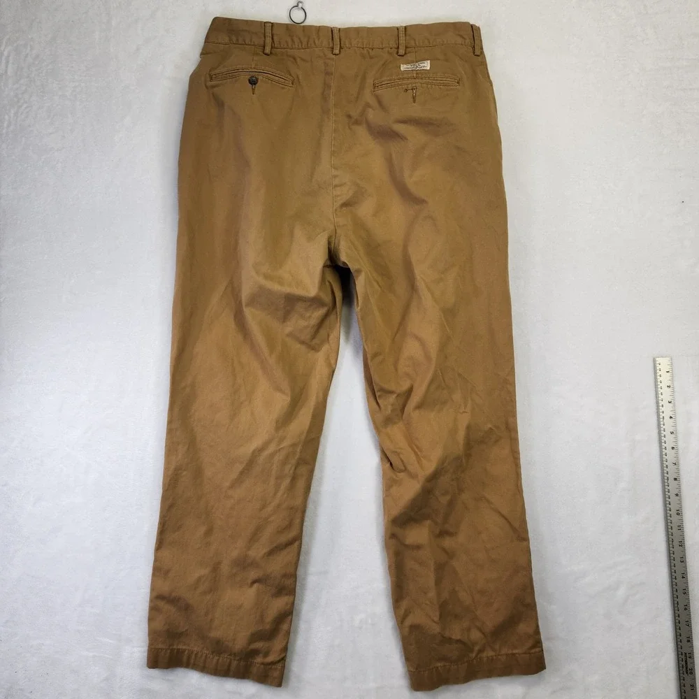 Polo Ralph Lauren Men Khaki Chino Pants‎ Straight Fit Casual Size 36x34